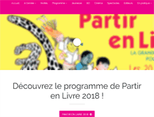 Tablet Screenshot of lefestivaldulivre.fr